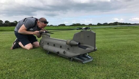 Chinook on its Maiden